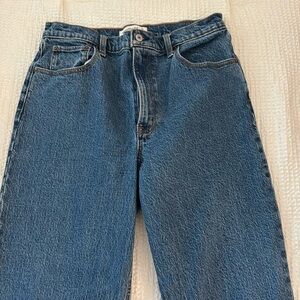 Abercrombie & Fitch High Rise Blue Jeans - long